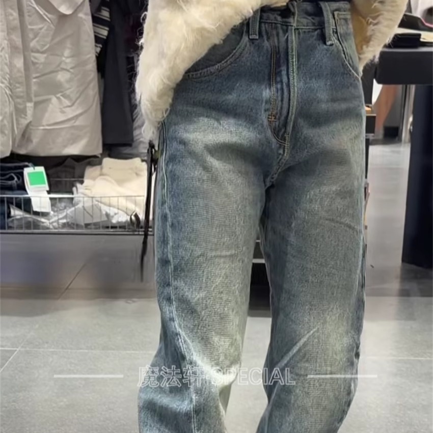 窄版牛仔裤女款2025新款