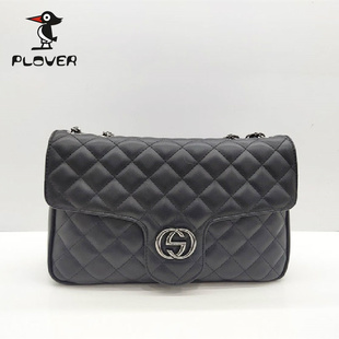 Plover 百搭菱格链条包单肩斜挎SF7600362 2024新款 啄木鸟女包正品