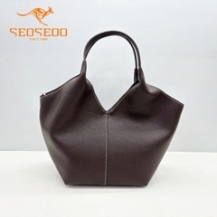 SEOSEOO/九州袋鼠女包2025新款商场同款百搭菜篮子包手提包761287