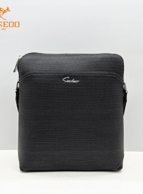 SEOSEOO九州袋鼠男包正品2025新款百搭高级感牛皮通勤斜挎包66089