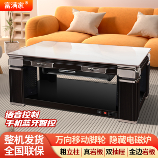 电暖桌新型升降电烤火炉桌子2024新款取暖桌家用一体烤火桌茶几