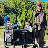 Дорожная детская складная коляска для близнецов с сидением для кемпинга, можно сидеть и лежать