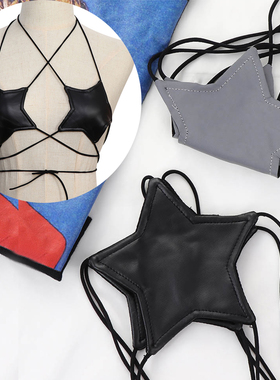 Five pointed star strap sexy bra bra 五角星绑带性感文胸内衣