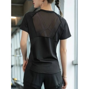 健身服上衣Women Yoga Fitness Sleeve 修身 Long 速干瑜伽短袖