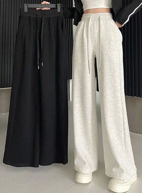 Korean slouchy casual gray sweatpants韩系慵懒风休闲 灰色卫裤