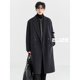 全羊毛 西装 羽绒内胆 BJZE男装 新款 超长款 冬季 领大衣宽松外套