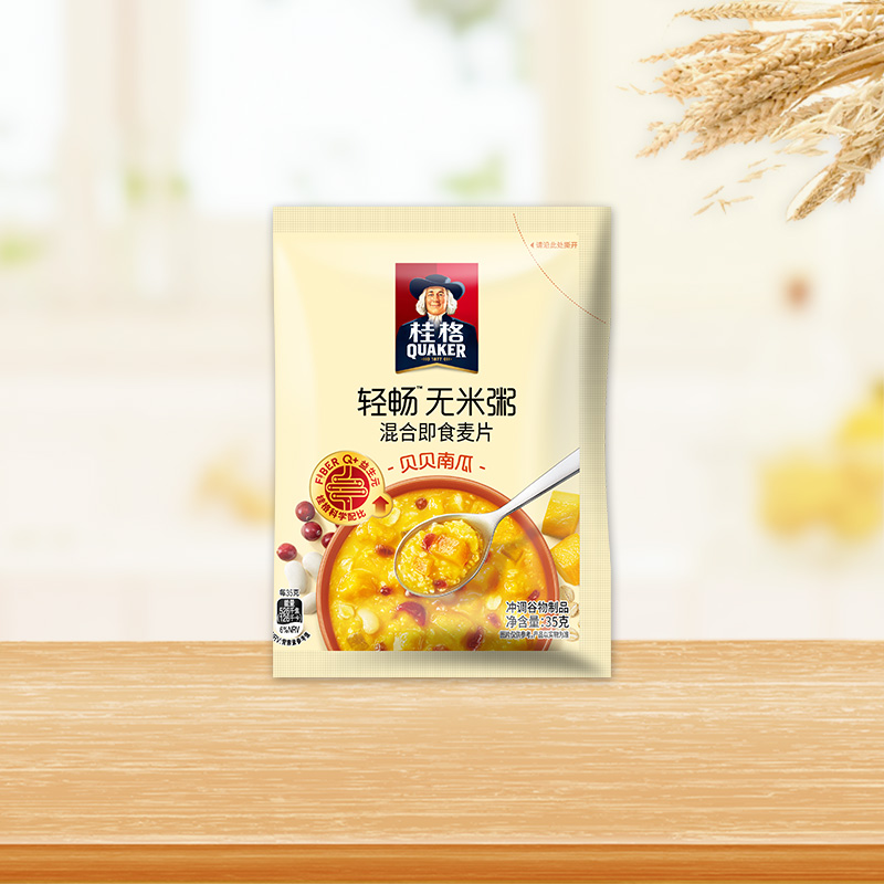 桂格即食无米粥3分钟冲泡