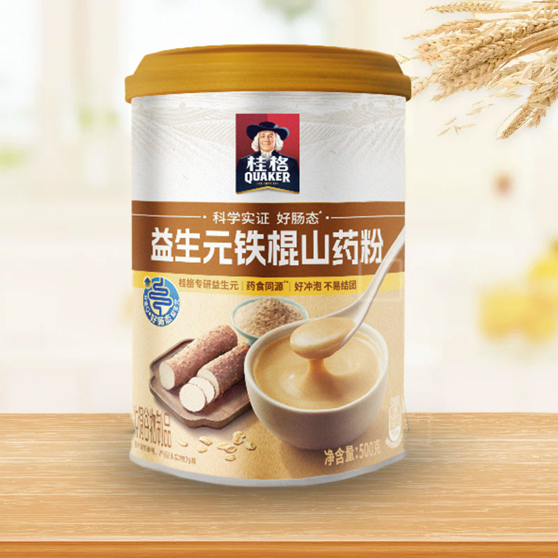 桂格益生元铁棍山药粉500g*1罐装冲饮营养燕麦片桶装早餐暖胃代餐,咖啡/麦片/冲饮,营养复合麦片,淘宝优惠券,粉丝福利购,淘宝优惠卷