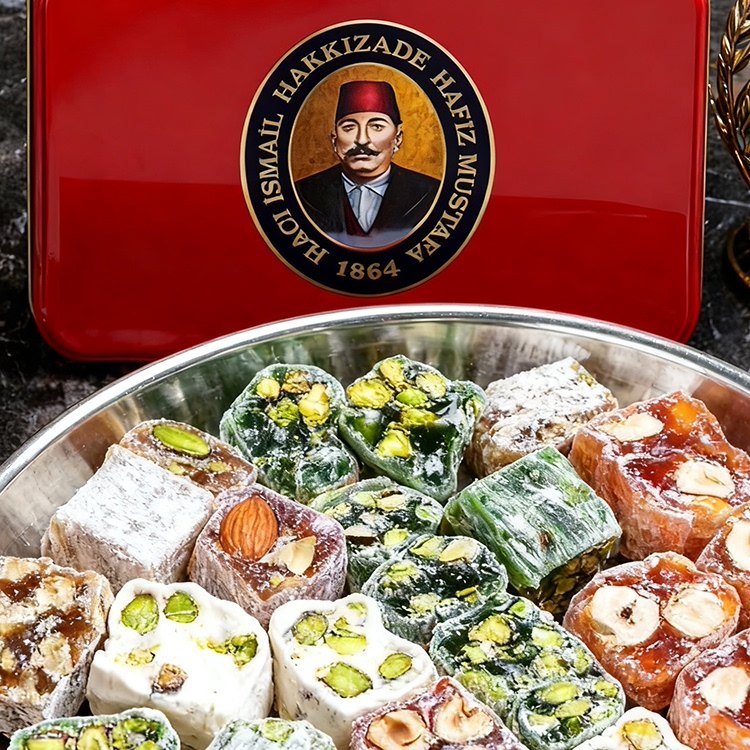 网红零食 1864土耳其软糖进口手工坚果夹心糖果礼盒装高端软糖