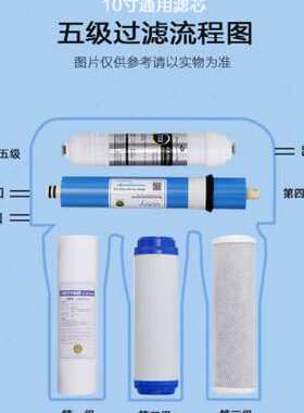 欧沃斯净水器加热直饮纯水机RO-F13A 反渗透台式机 家用通用滤芯