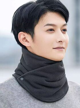 围脖护颈椎脖套防寒女款男士颈巾保暖秋冬季脖子披肩防风骑行睡觉