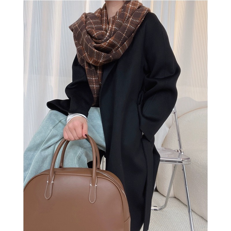 高圆圆款长款羊绒大衣！气质女人必入。单不多！秒！6042