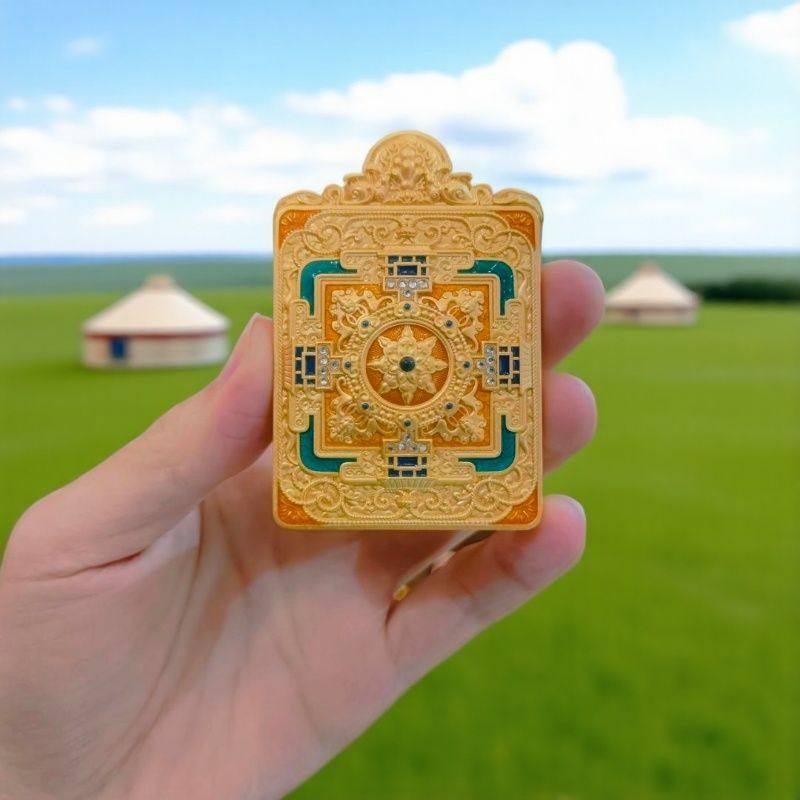 唐卡坛城壳子吊坠鎏金拉萨纯铜双面藏式项链挂牌民族风项坠子小众,饰品/流行首饰/时尚饰品新,项坠/吊坠,淘宝优惠券,粉丝福利购,淘宝优惠卷