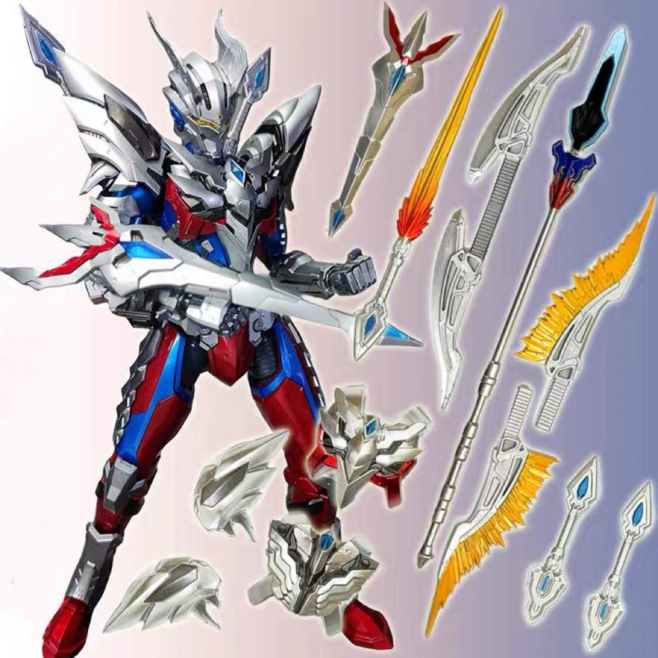 SHF 메카 얼티메이트 제로 울트라맨 피규어 코로나 문 갓 제로 슈퍼 이동식 관절 소년 장난감 피규어