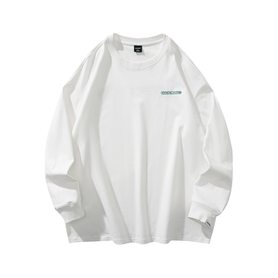 【悟空粉丝专享】GOLFCROSS多色基础款休闲圆领套头长袖T恤男女