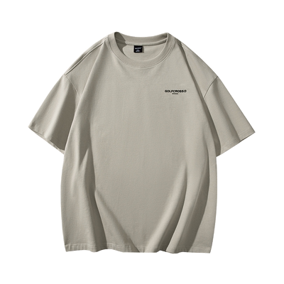 GOLFCROSS纯棉短袖t恤男女夏季2026新款情侣装夏装半袖五分袖衣服