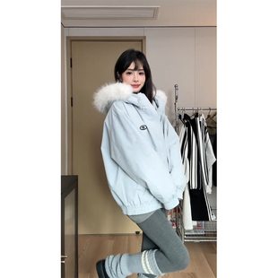 GOLFCROSS白鸭绒连帽轻薄羽绒服男女款2026冬季新款保暖外套加厚