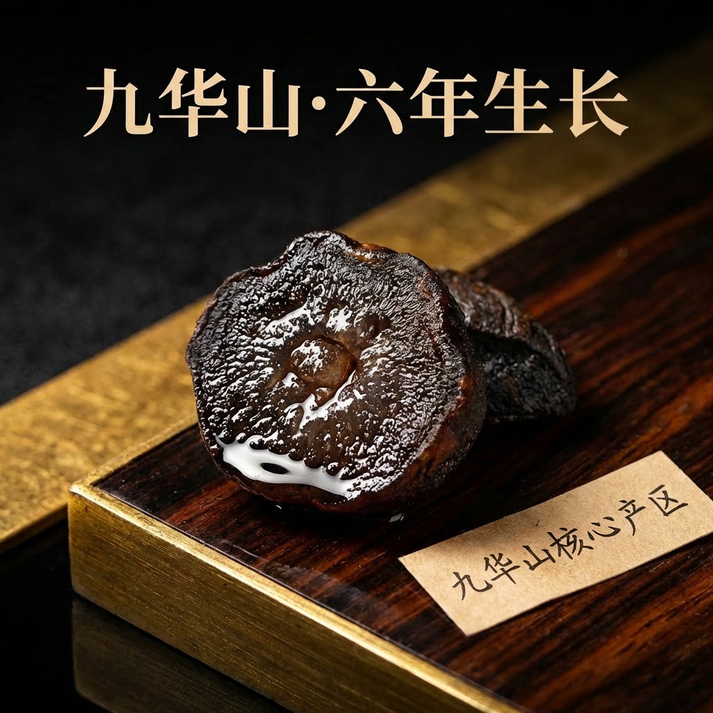 九华山野生黄精九蒸九制官方旗舰店九晒新鲜黄精中药材正品即食