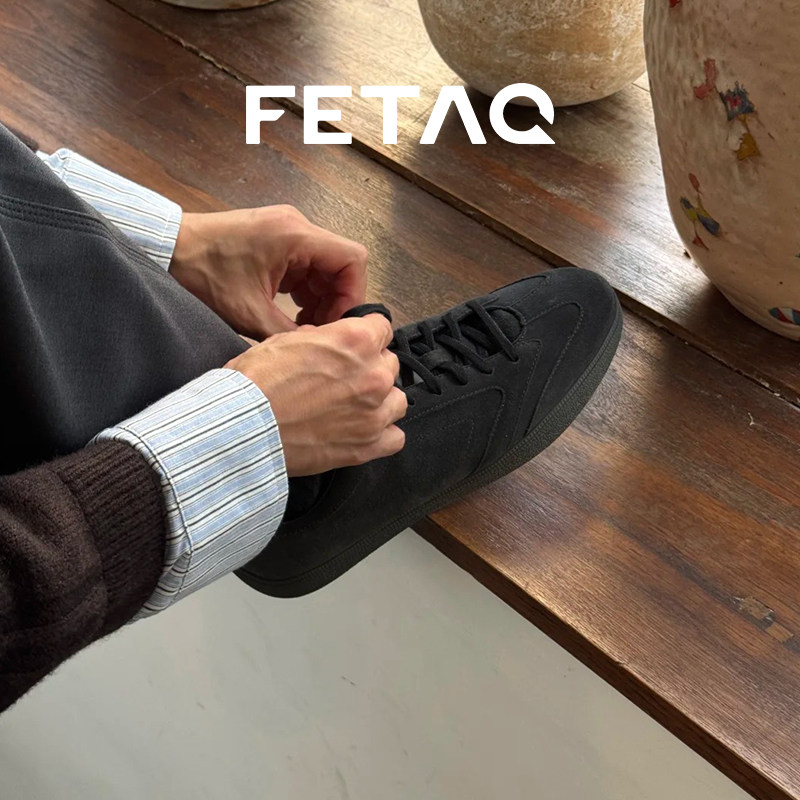 FETAQ AllMove City城市轻训鞋复古德训鞋黑色男鞋女鞋休闲运动鞋