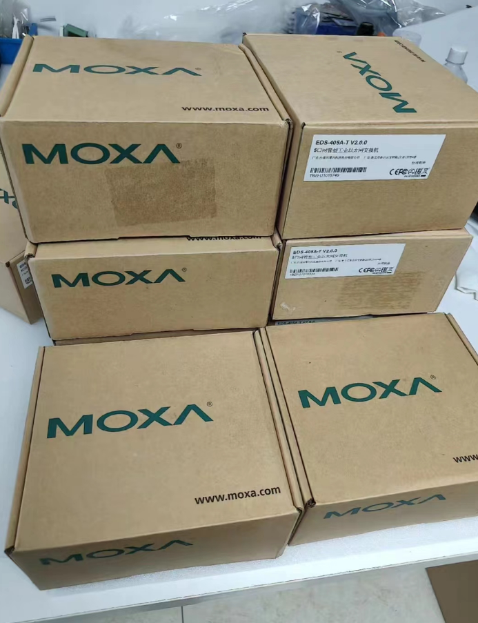 MOXA摩莎 EDS-405A-T 宽温型5口以太网交换机 全新原装正品