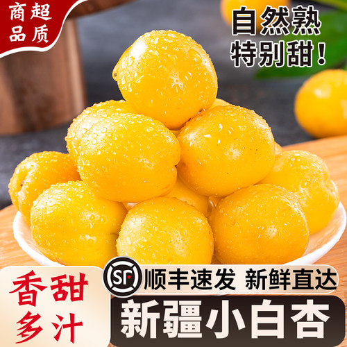 热销薄款新疆小白杏顺丰速运