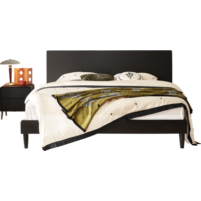 林氏睡眠排骨架双人床全实木床