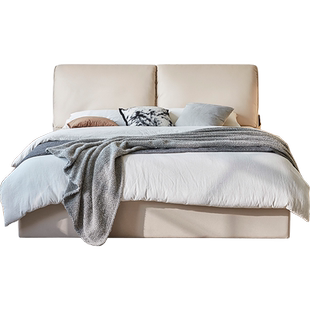 林氏睡眠多功能布艺箱式储物床高箱落地软包抽屉床政府补贴