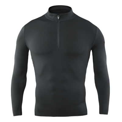 美式t恤男立领长袖polo衫潮流