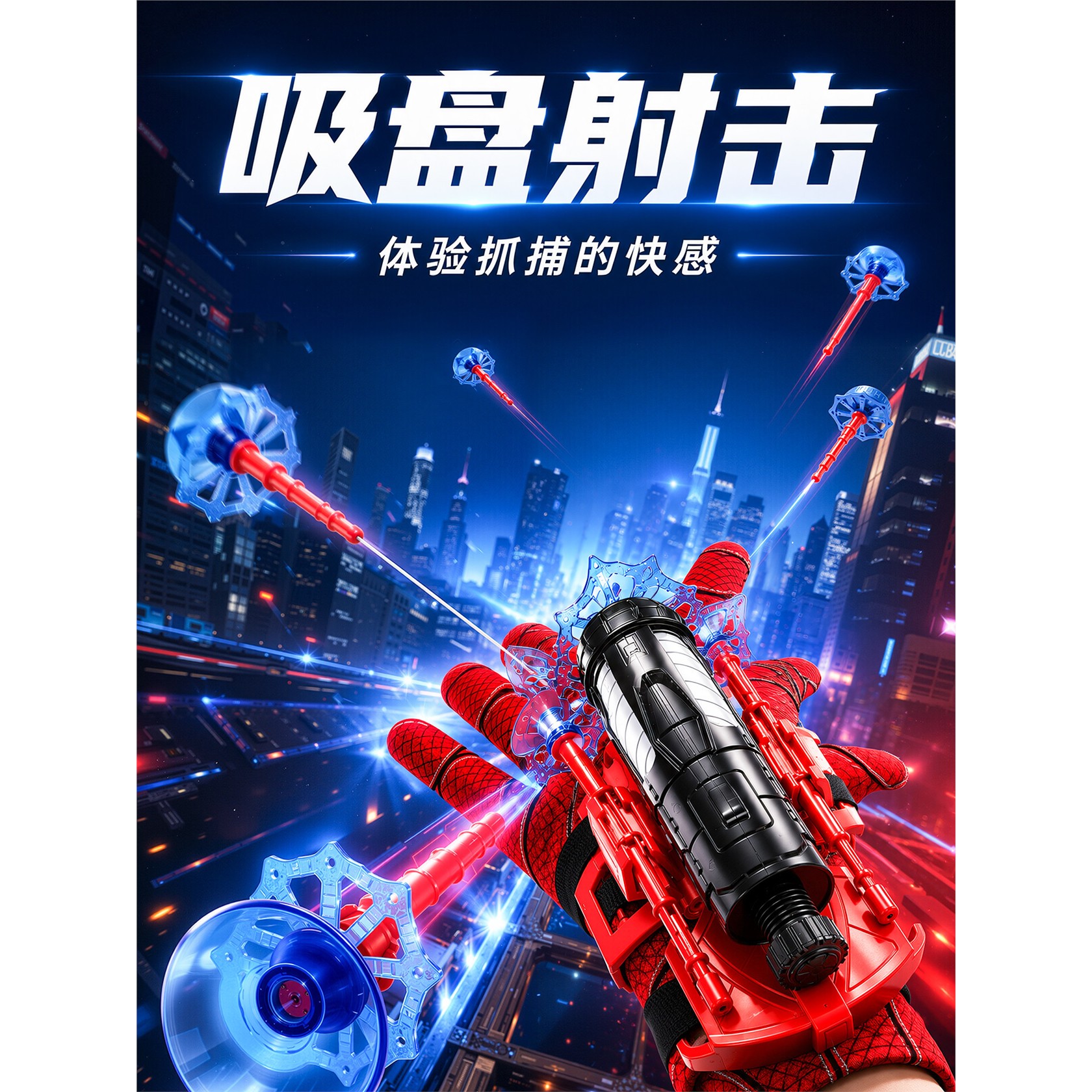 蜘蛛侠吐丝发射器手套喷