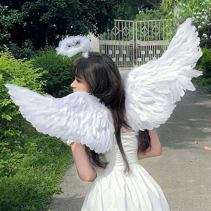 万圣节六一道具羽毛成人
