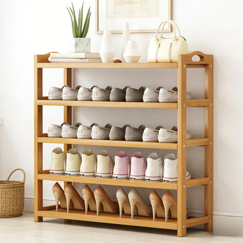 简易楠竹鞋架子2026新款