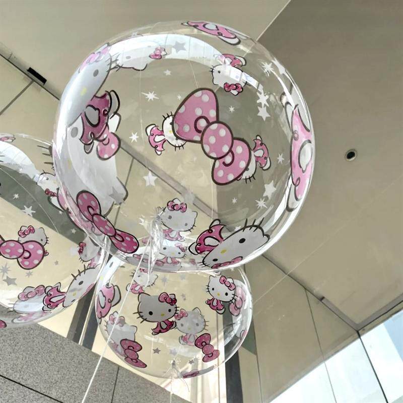 哈喽kitty气球透明Hello