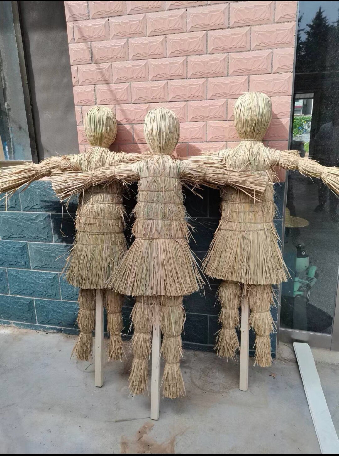 稻草人工艺品手工编织工艺品稻草