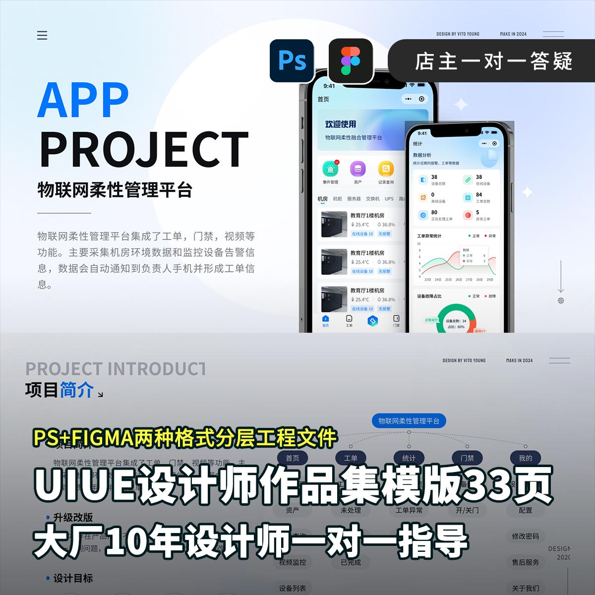 大厂UI设计师交互作品集模版