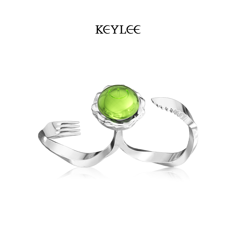 高级感戒指KEYLEE时尚情侣