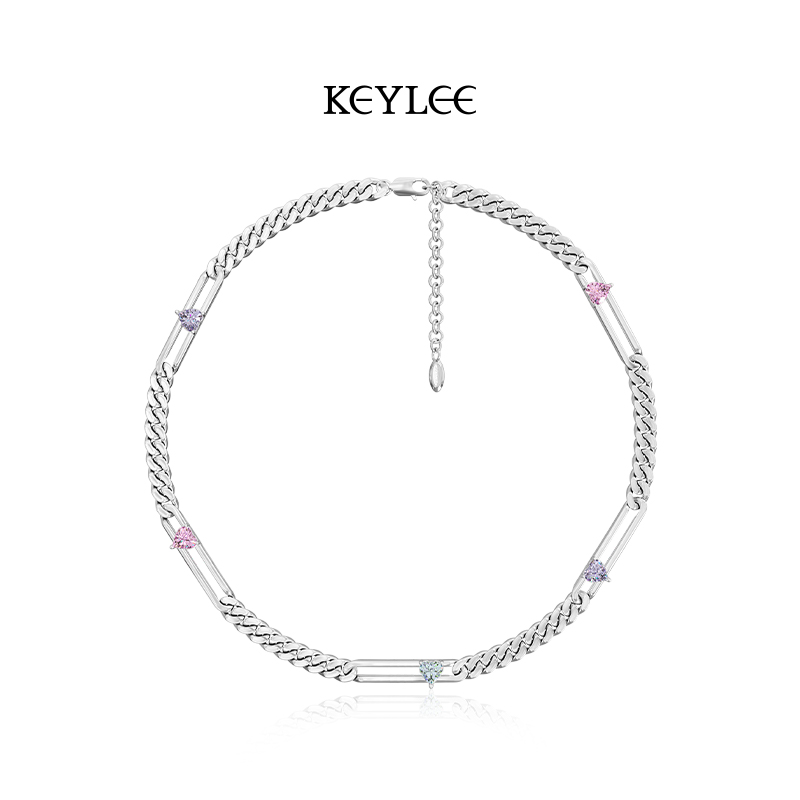 KEYLEEY2K辣妹趣味滑动古巴链