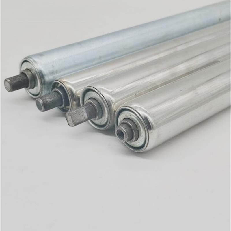 60托辊无动力滚筒滚轴25mm38/输送带/不锈钢/76链轮传送50辊筒