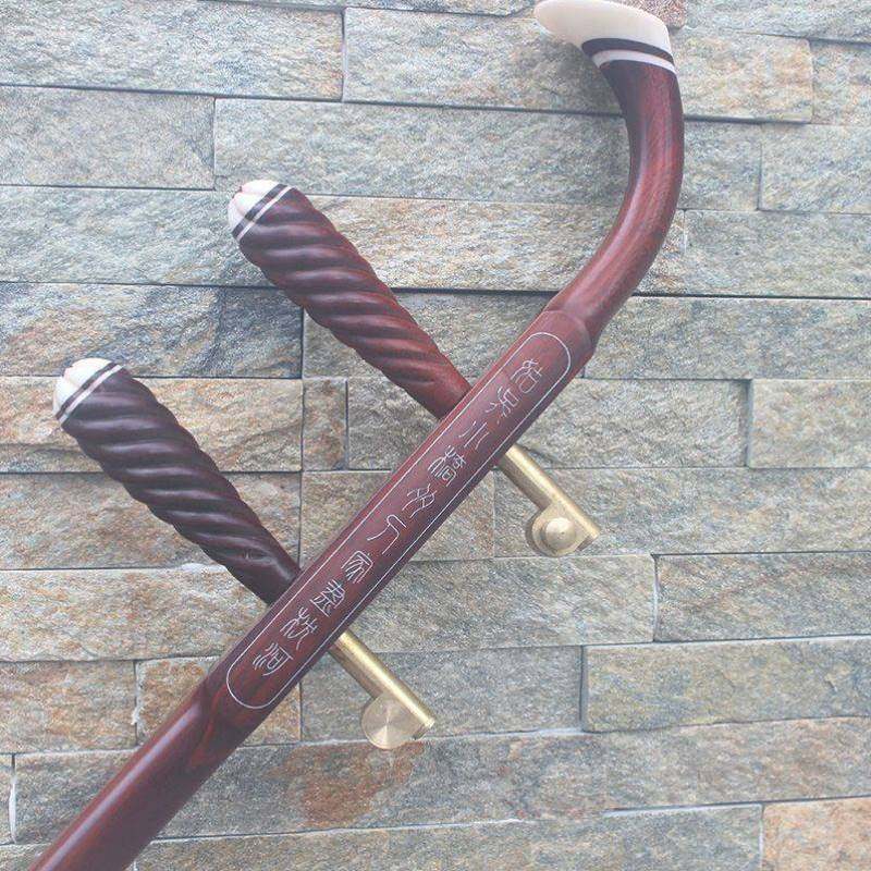 专业二胡杆子小叶紫檀精品檀木二胡乐器杆花鼓大筒二胡杆