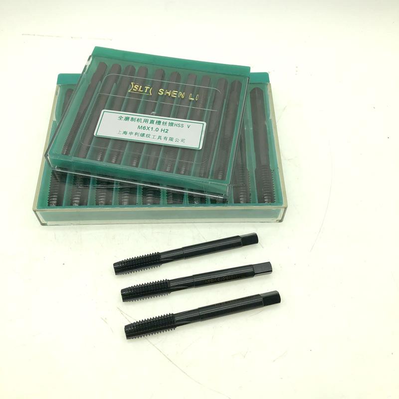 上海申利黑色氮化丝锥直槽机用丝锥全磨制机用丝攻M2M3M4M5M6包邮