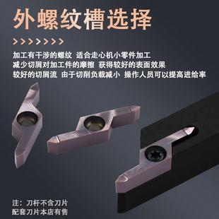 加长大切深避空外螺纹刀杆加深牙刀走心机加长螺纹刀HKFF42R6001