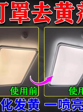 灯罩发黄清洗剂塑料翻新剂灯罩去黄剂客厅吸顶灯白色灯具清洗神器