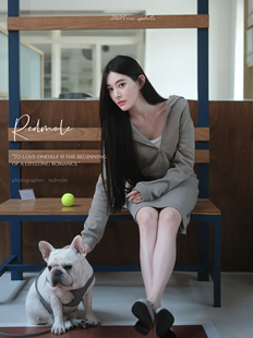 新铂尔棉｜定染灰石·奶蓝｜有质感卫衣套装 Redmole 灰石空间