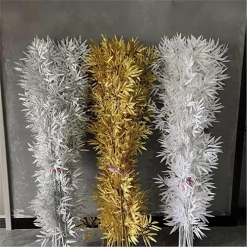 金色毛竹仿真金竹子绿植落地花艺