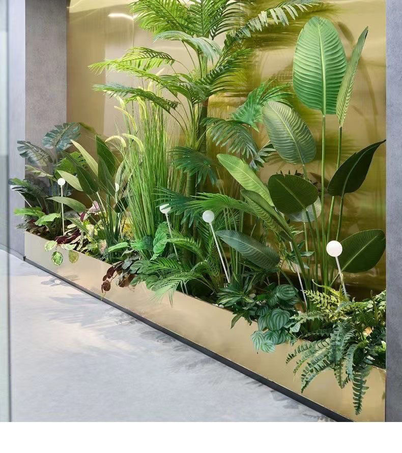 仿真绿植一整套植物组合简约大气