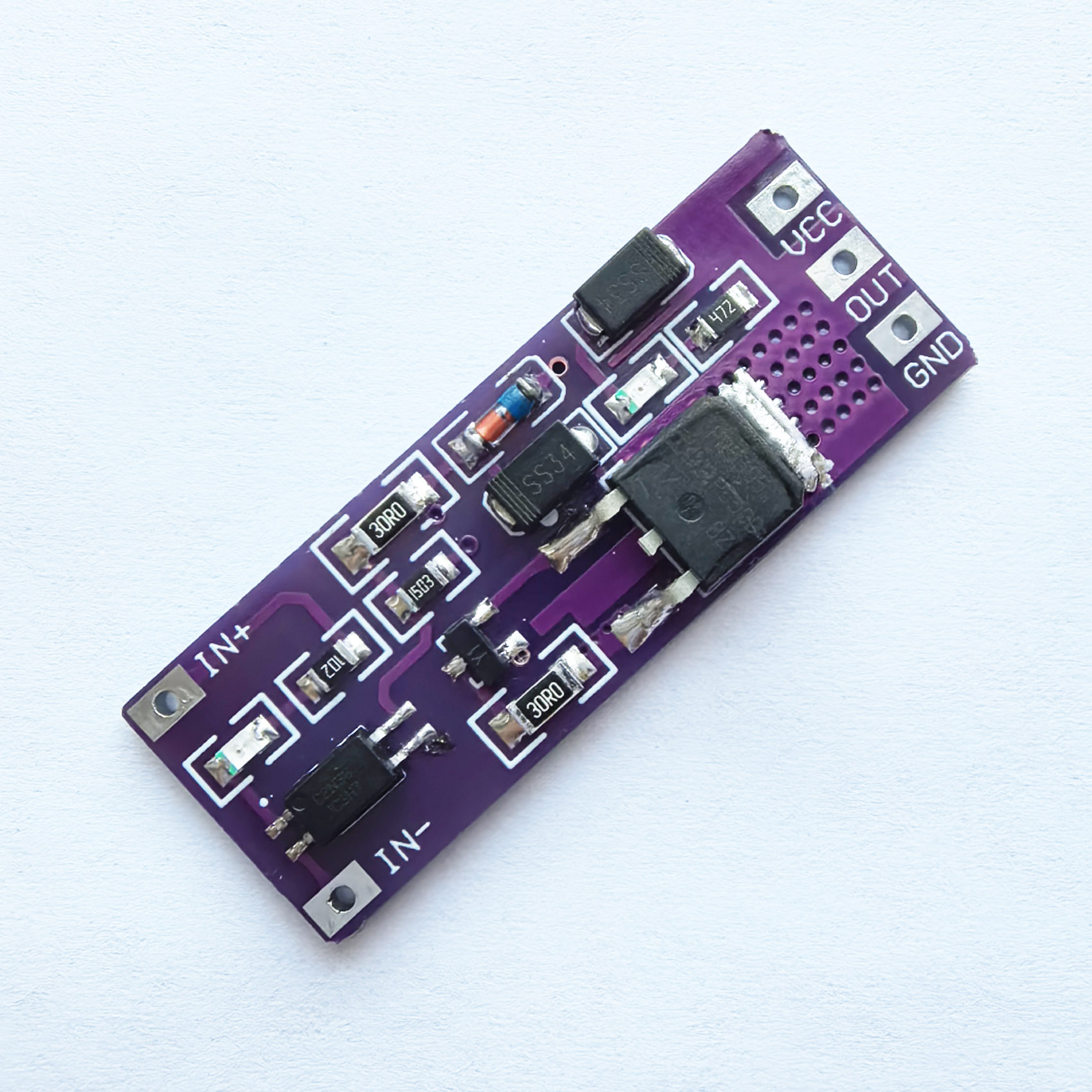 ZXC-0078 单片机PWM驱动电路 Pmos控制电路 单路晶体管开关电路