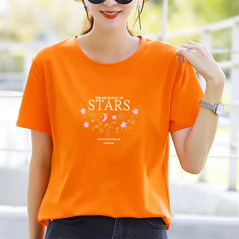 短袖短袖t恤女正肩体恤衫百搭