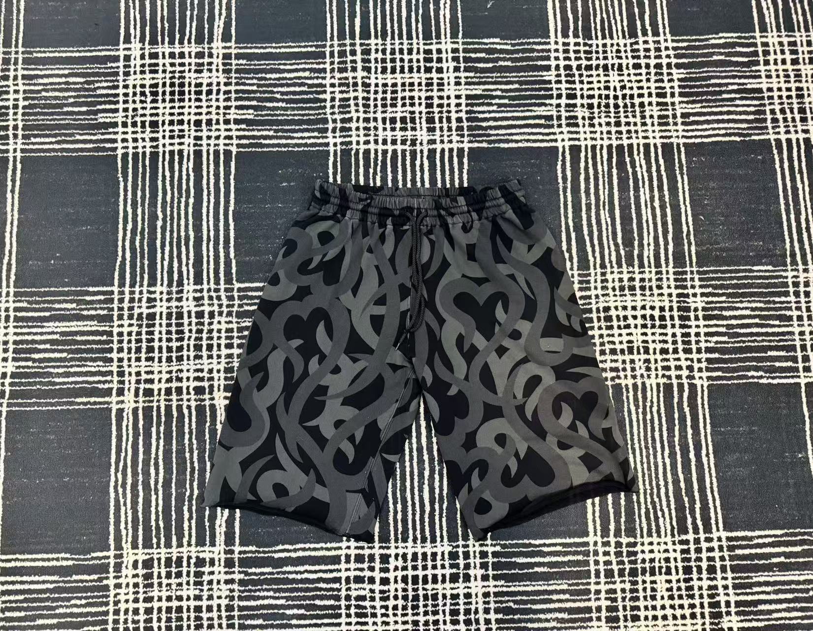 thumbnail for In stock MADEBYSWAG custom 04ss tears of thorn shorts