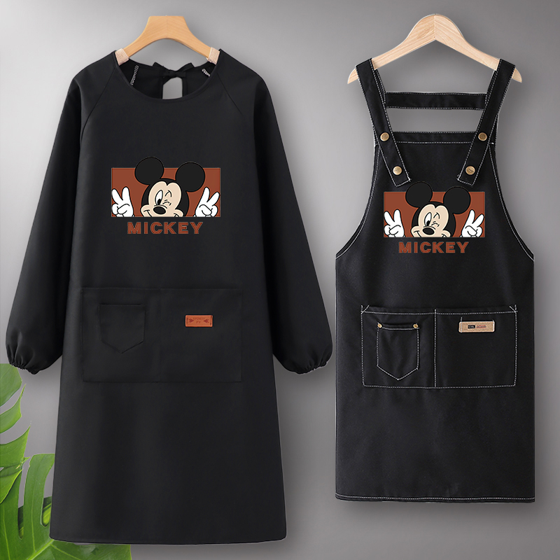 定制印字长袖罩衣工作服围裙