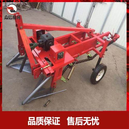 四轮带花生收获机 起垄收获花生加重链条式收花生机 三包
