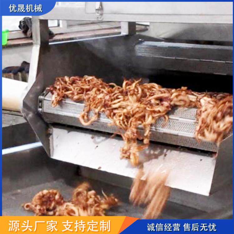 连续式鱿鱼 鲅鱼油炸生产线 鱼丸 墨鱼丸油炸流水线设备 厂家直供,清洗/食品/商业设备,肉制品加工设备,淘宝优惠券,粉丝福利购,淘宝优惠卷